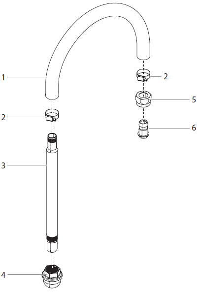 PowrLiner 3500/3500s Siphon Hose Assembly Parts P/N 0537242A